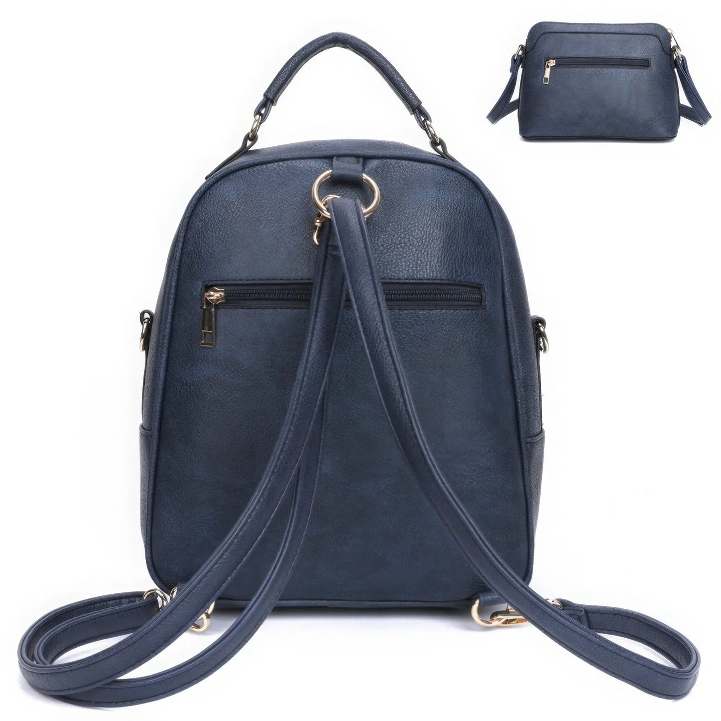 3in1 Cute Bear Design Handle Backpack W Crossbody And Wallet Set - Mr Lou’s Place