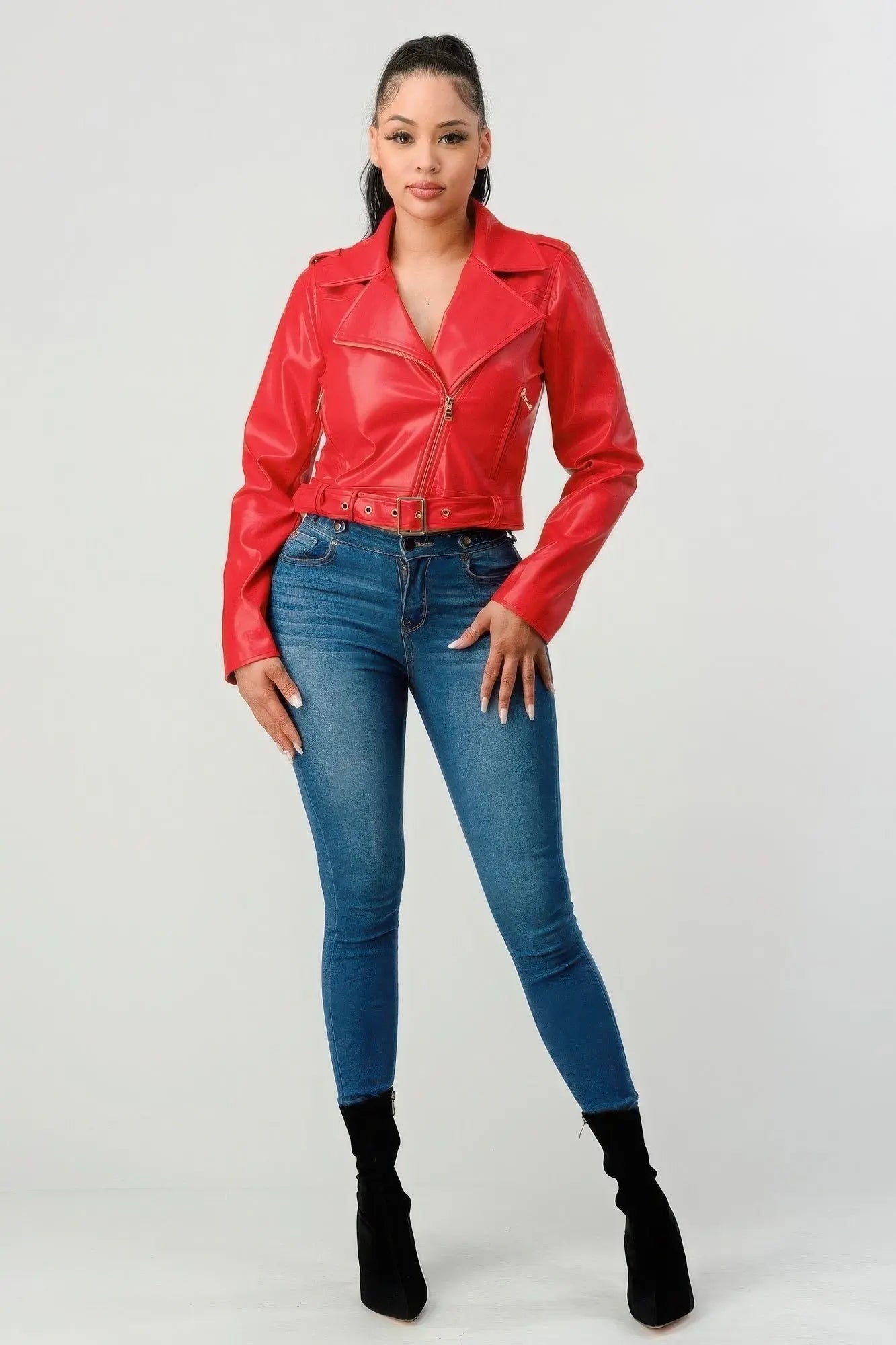 Pu Leather Jacket - Mr Lou’s Place