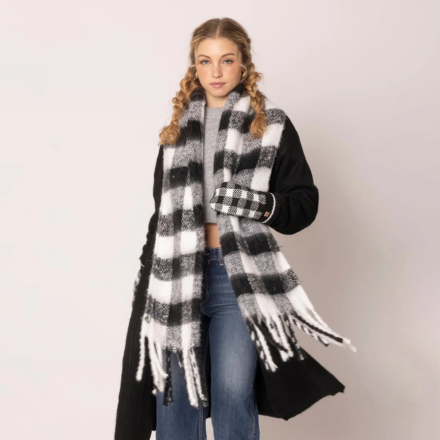 Buffalo Plaid Scarf - Mr Lou’s Place