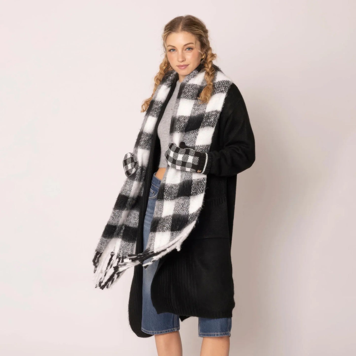 Buffalo Plaid Scarf - Mr Lou’s Place