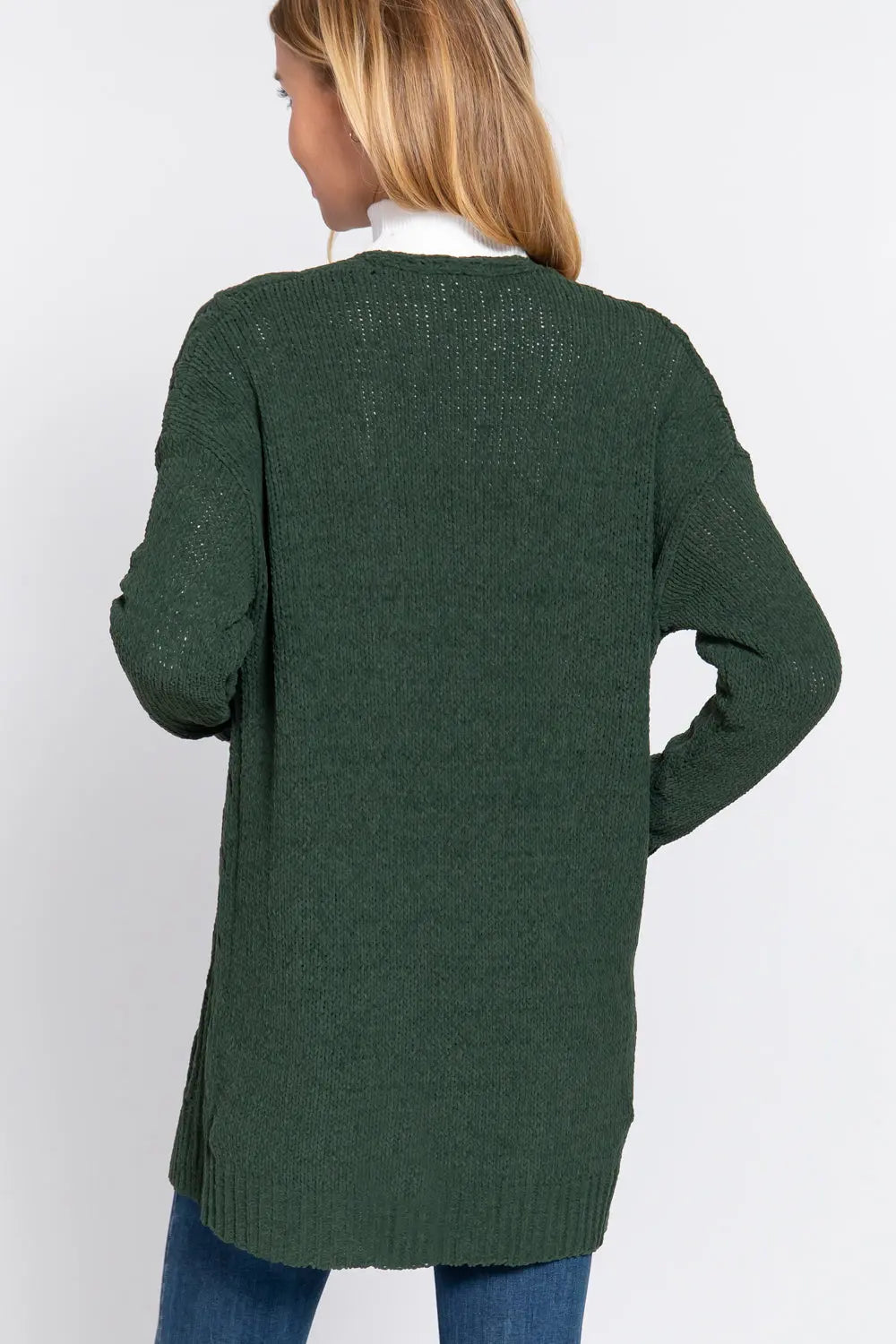 Chenille Sweater Cardigan - Mr Lou’s Place