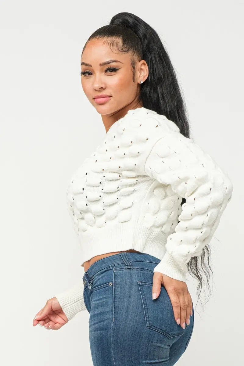 Checker Sweater Top - Mr Lou’s Place
