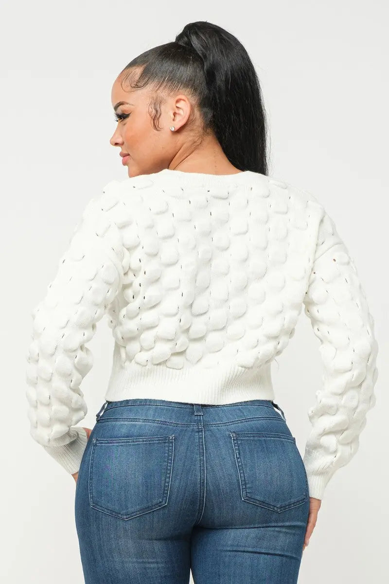 Checker Sweater Top - Mr Lou’s Place