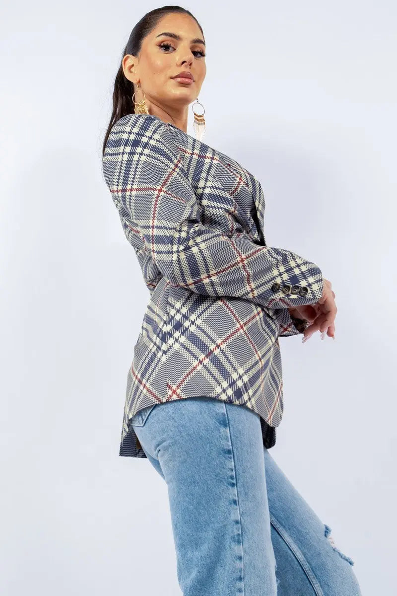 Oversized Blazer With Belt - Mr Lou’s Place