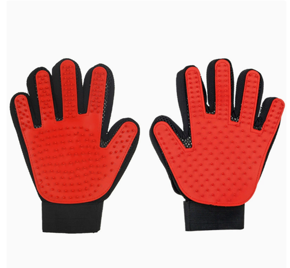 Fashionable Rubber Bath Brush for Pets - Silicone Grooming Glove Mr Lou’s Place