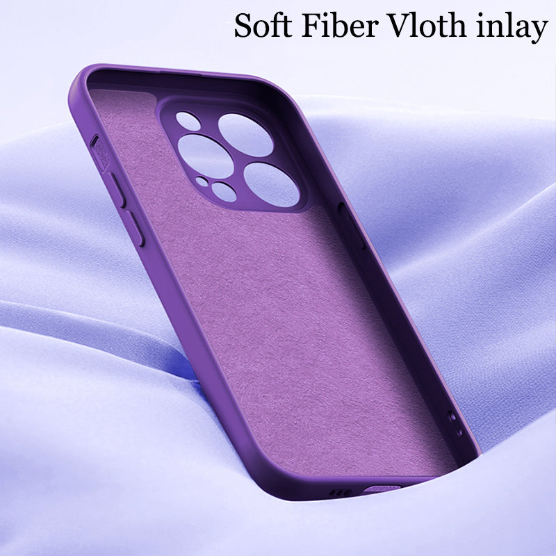 Astubia Square Liquid Silicone Phone Case for iPhone 11-14 Mr Lou’s Place