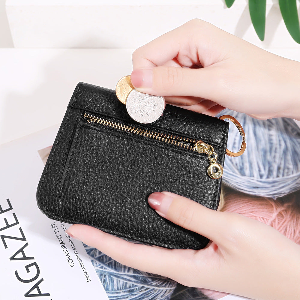 Cute Cowhide Zipper Coin Purse for Fashion Lovers Mr Lou’s Place