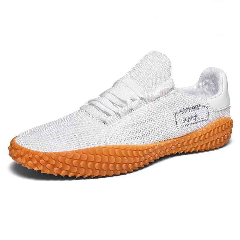 Spring and Summer Flying Woven Casual Shoes Large Men's Shoes Beathable Korean Forrest Gump Sneakers - Mr Lou’s Place