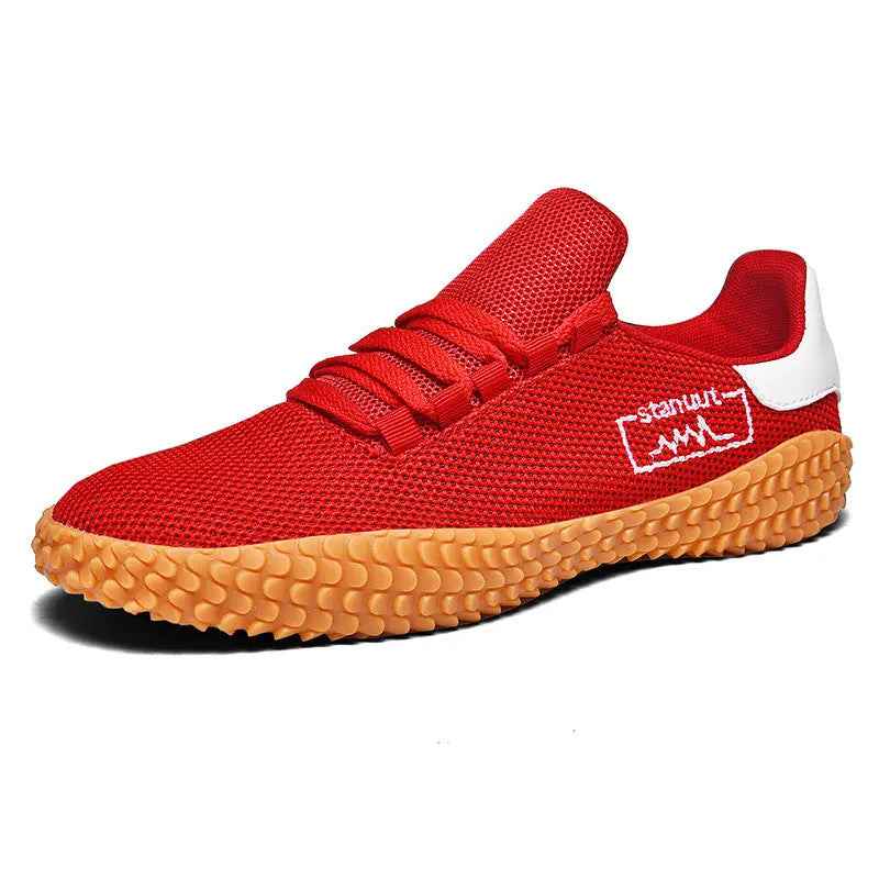 Spring and Summer Flying Woven Casual Shoes Large Men's Shoes Beathable Korean Forrest Gump Sneakers - Mr Lou’s Place