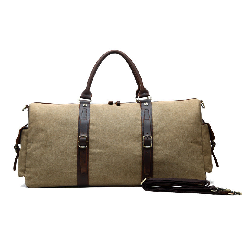 Vintage Leather Travel Bag for Men - Large Capacity Mr Lou’s Place