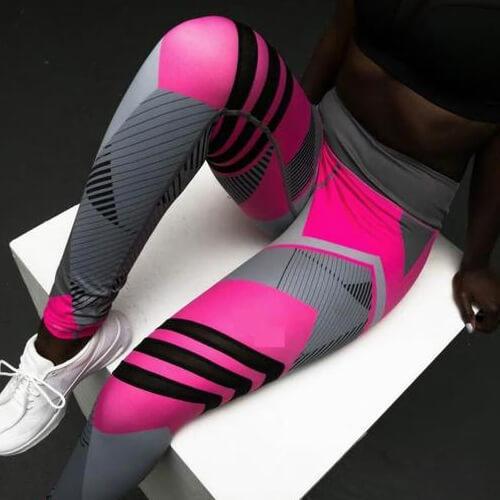 Reflective Sport Yoga Pants Trendsi