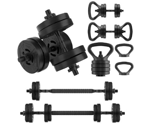 Multi-Functional Portable Changeable Dumbbell And Barbell Kettlebell Set With Adjustable Weights, 40LBS, 60LBS, Multiple Sizes--Only Supports Self Pickup Cj
