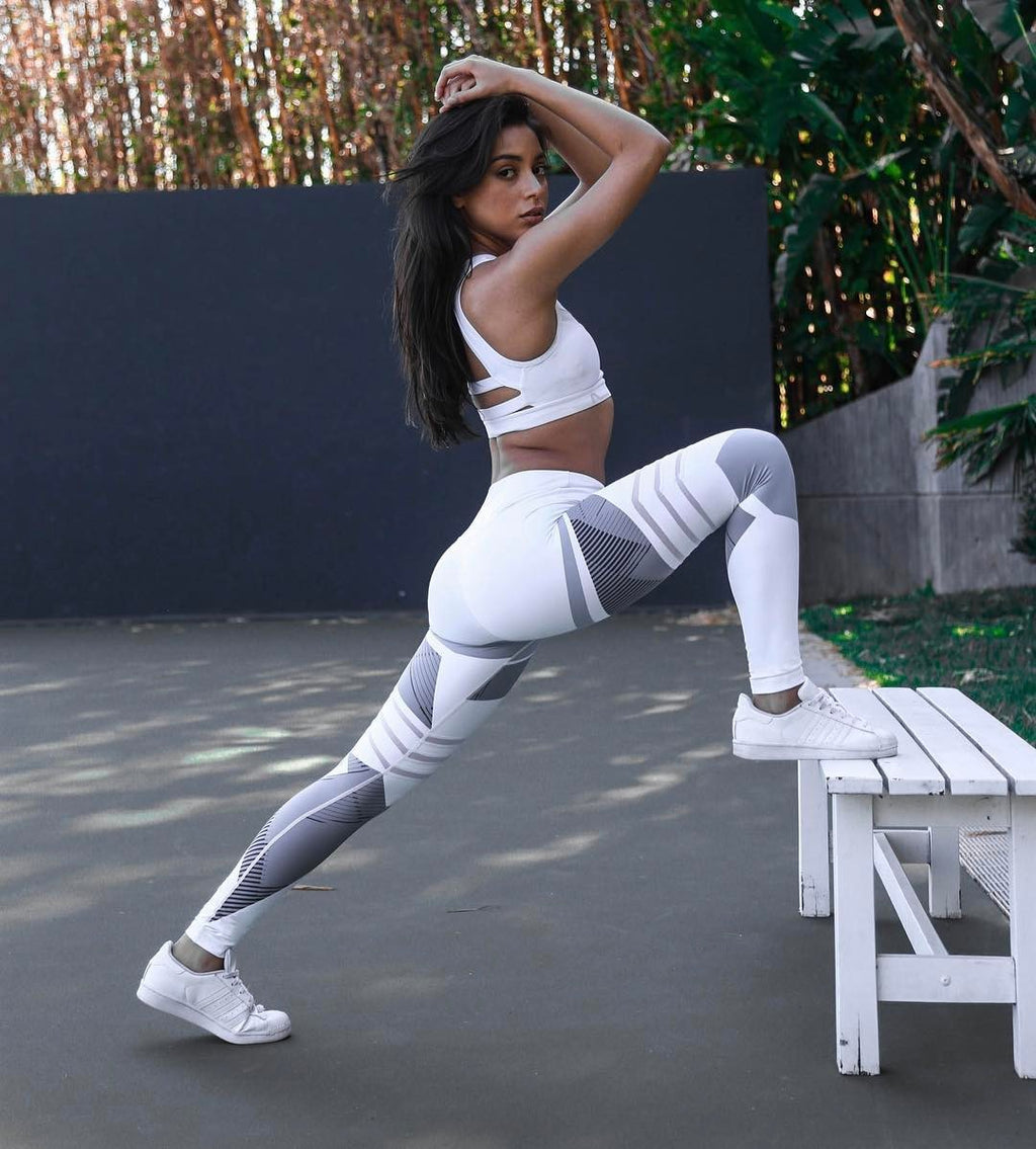 Reflective Sport Yoga Pants Trendsi