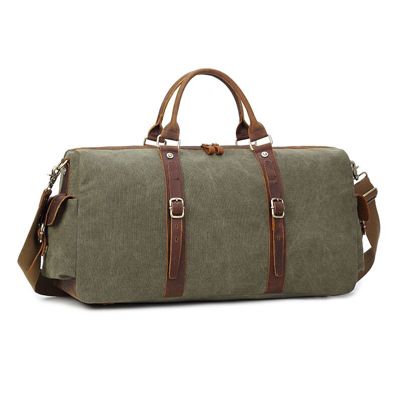 Vintage Leather Travel Bag for Men - Large Capacity Mr Lou’s Place