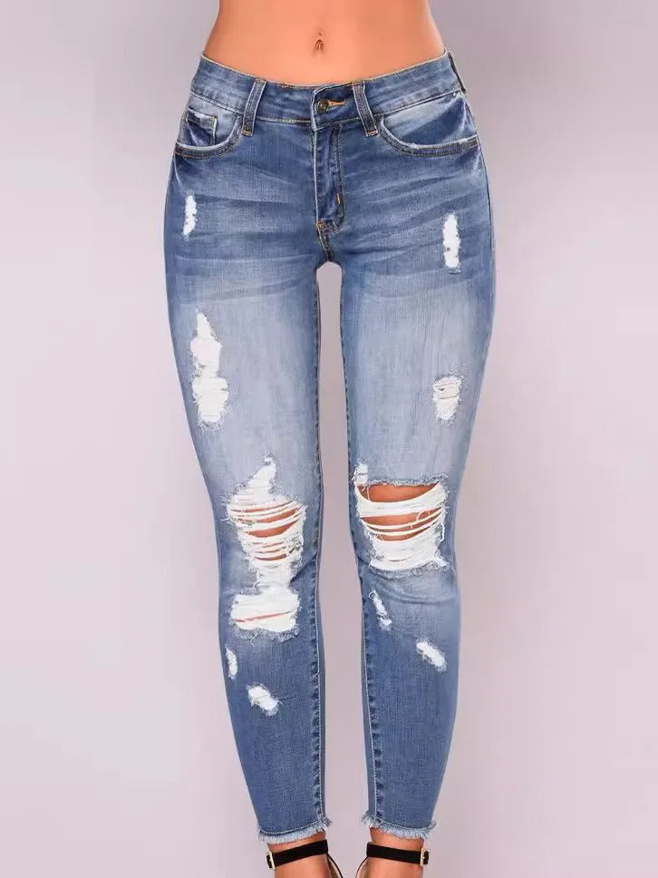 Skinny Jeans, Ripped Jeans, Stretch Denim Pants Mr Lou’s Place