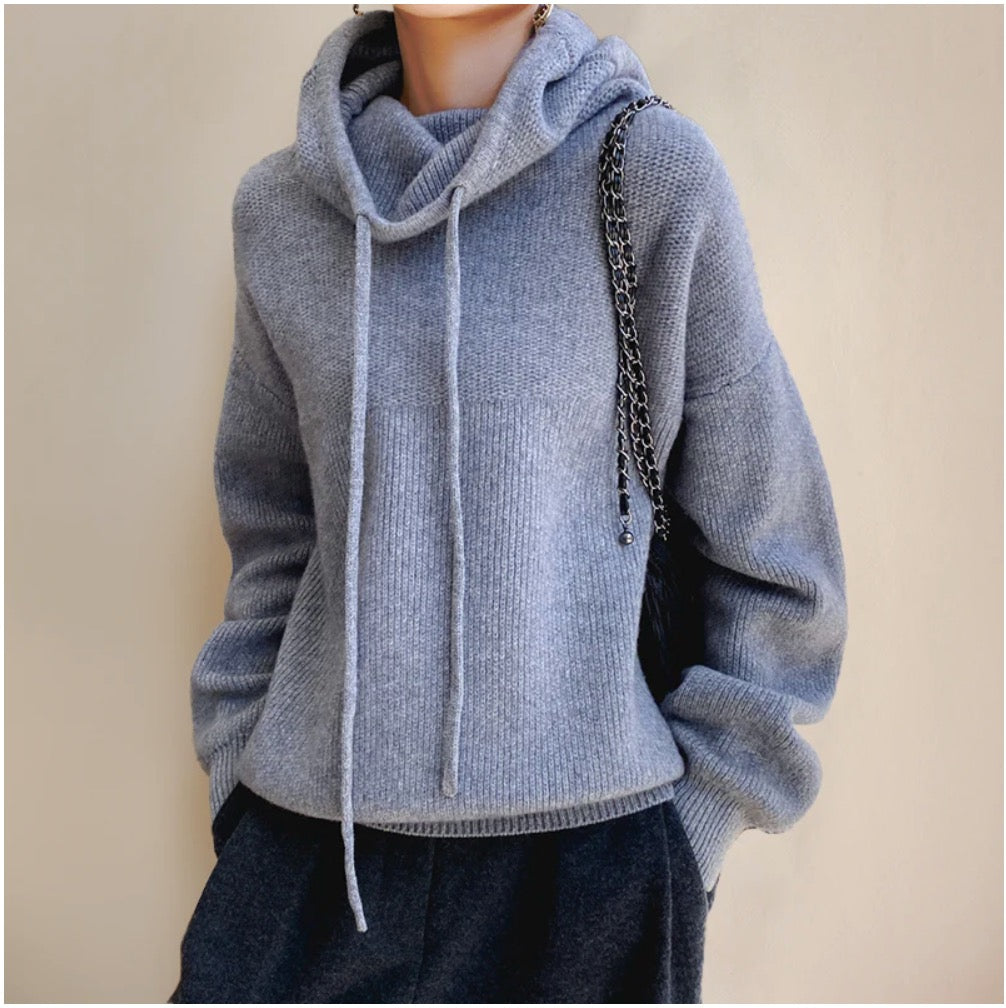 Women's Merino Wool Turtleneck Sweater (One Piece) Mr Lou’s Place