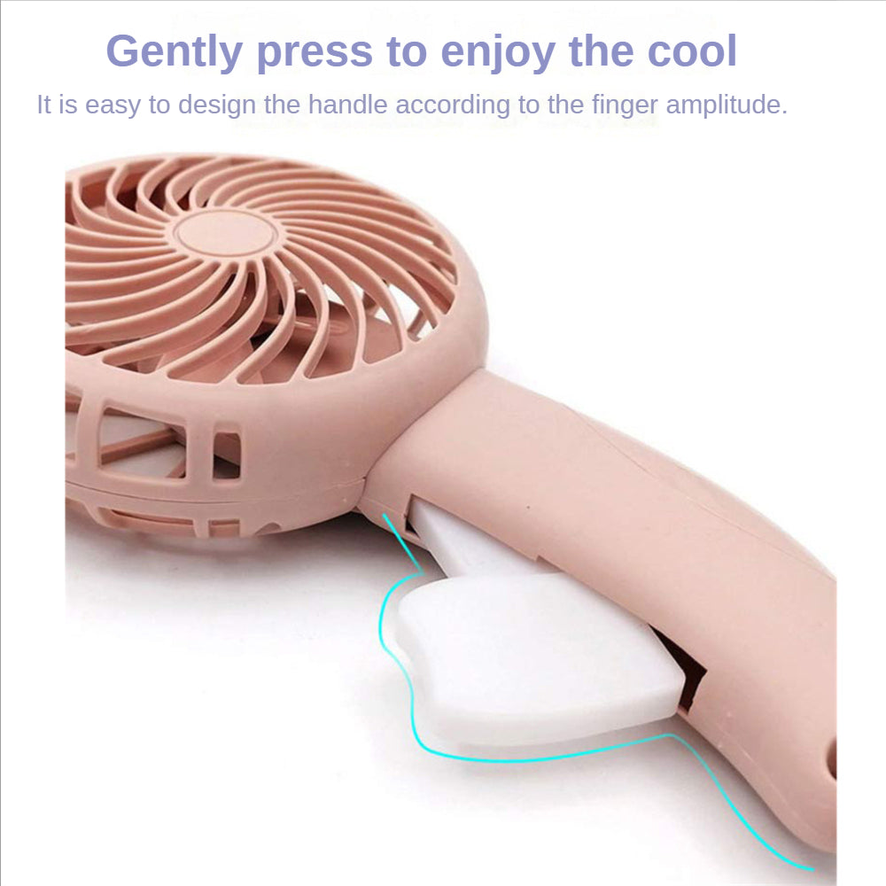 Lovely Cat Hand Press Mini Fan for Kids (Portable Toy) Mr Lou’s Place