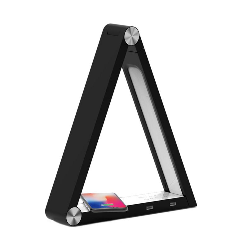 LED Wireless Charging Desk Lamp - Triangle Eye Care Design Mr Lou’s Place