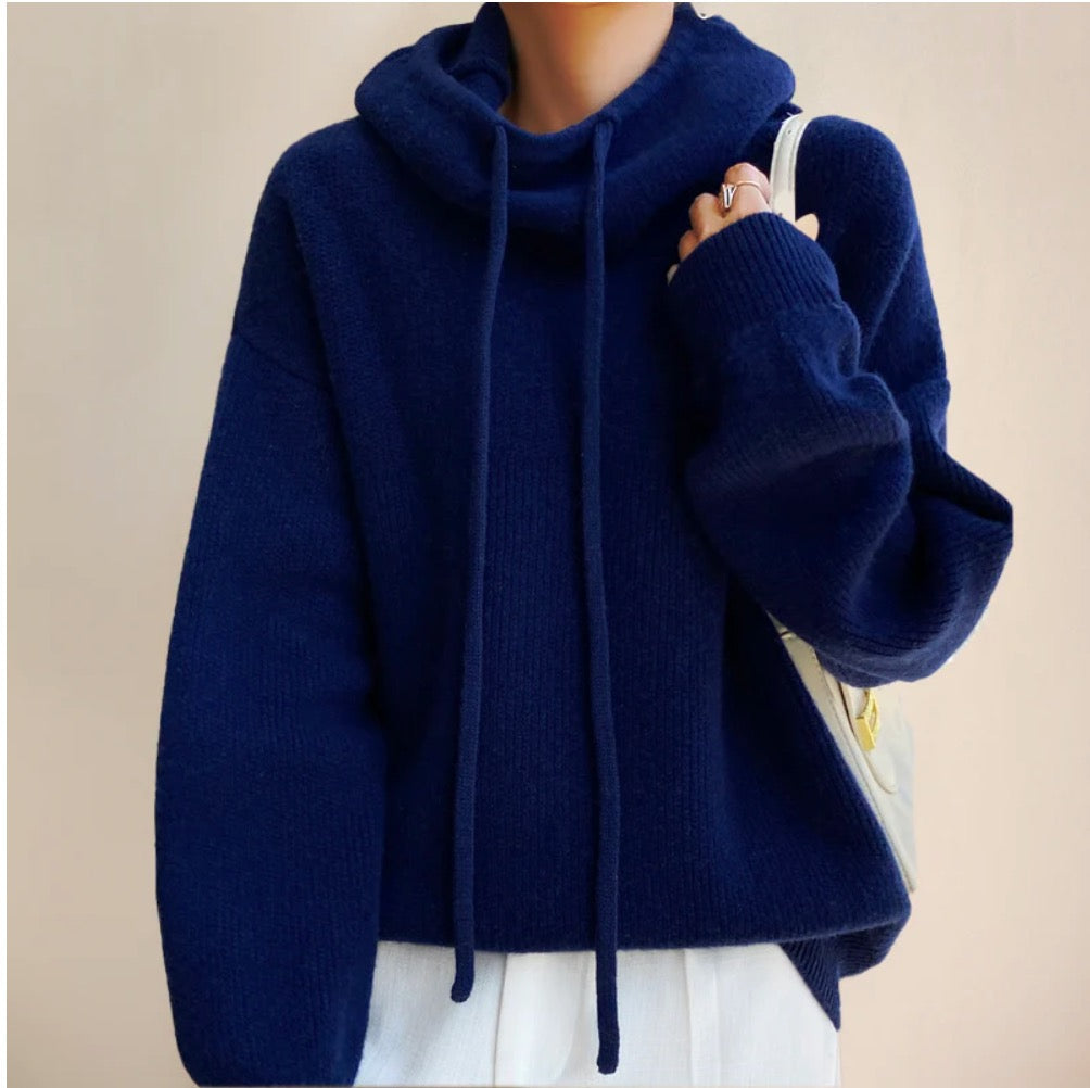 Women's Merino Wool Turtleneck Sweater (One Piece) Mr Lou’s Place