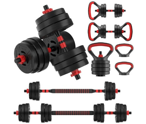 Multi-Functional Portable Changeable Dumbbell And Barbell Kettlebell Set With Adjustable Weights, 40LBS, 60LBS, Multiple Sizes--Only Supports Self Pickup Cj
