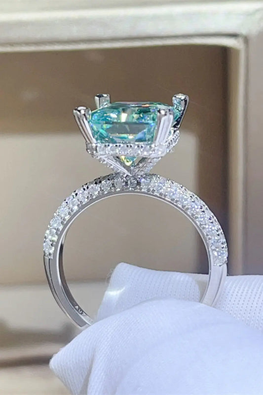 5 Carat Moissanite 925 Sterling Silver Ring - Mr Lou’s Place