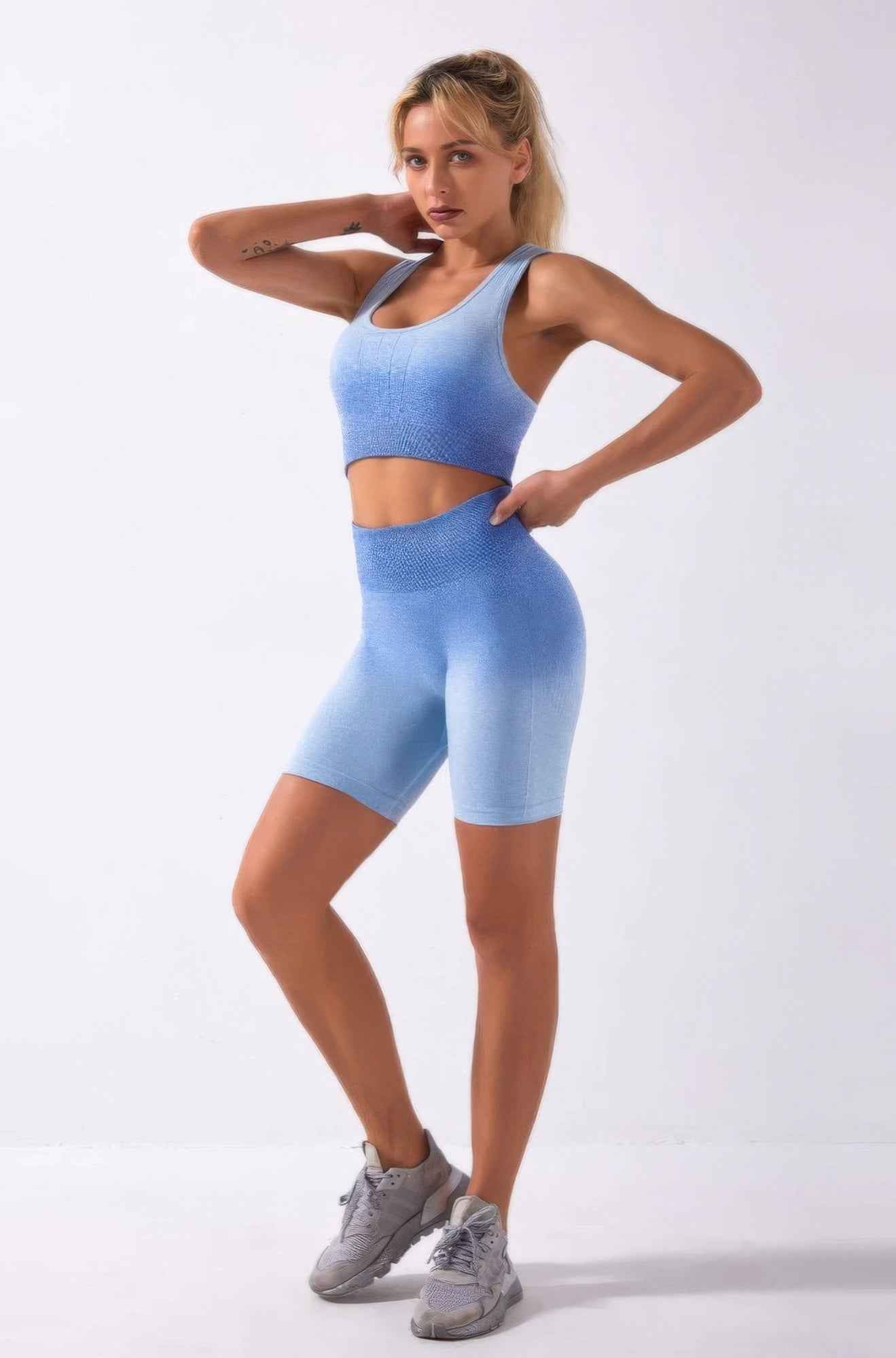 Ombre Seamless Two Piece Set