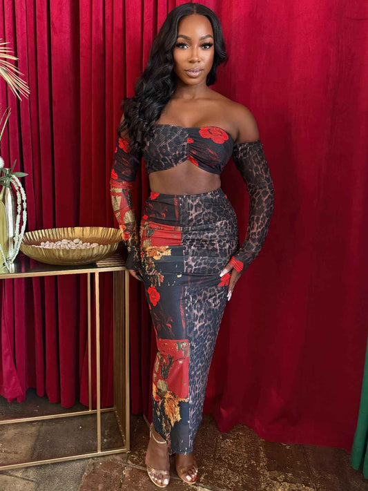 Midnight Rose Mesh Set - Mr Lou’s Place