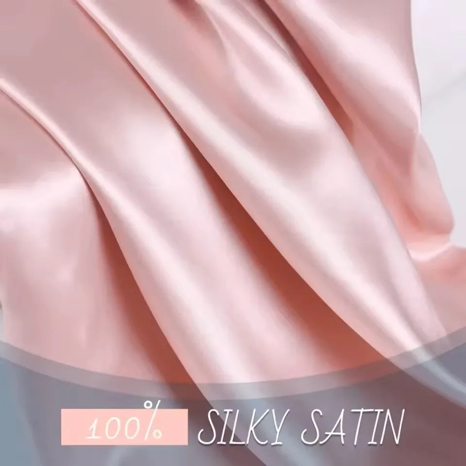 Kuup 1pcs Pillowcase Pillow Cover Silky Satin Hair Beauty Pillow Case Comfortable Pillow Case Home Decor Wholesale Selvanelle