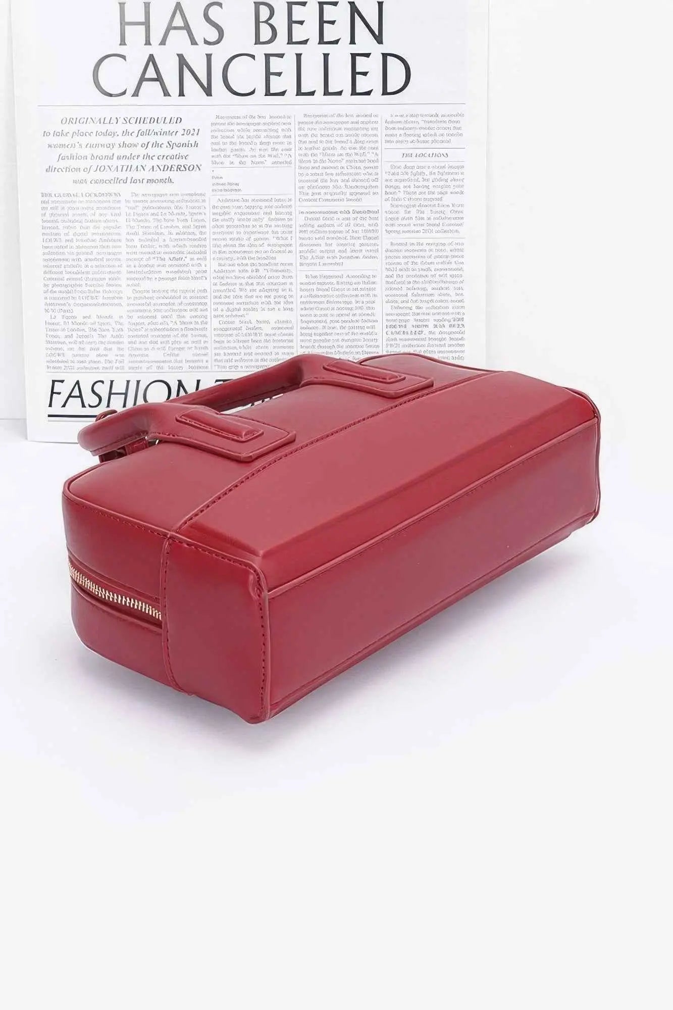 Faux Leather Handbag - Mr Lou’s Place
