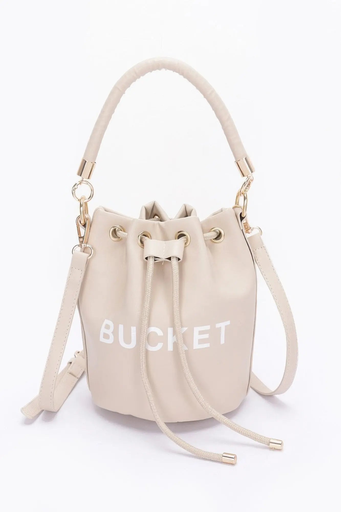 Faux Leather Bucket Bag - Mr Lou’s Place
