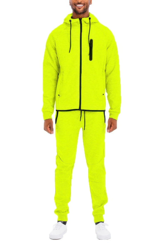 Mens Full Zip Sweat Pant Sweat Set - Mr Lou’s Place