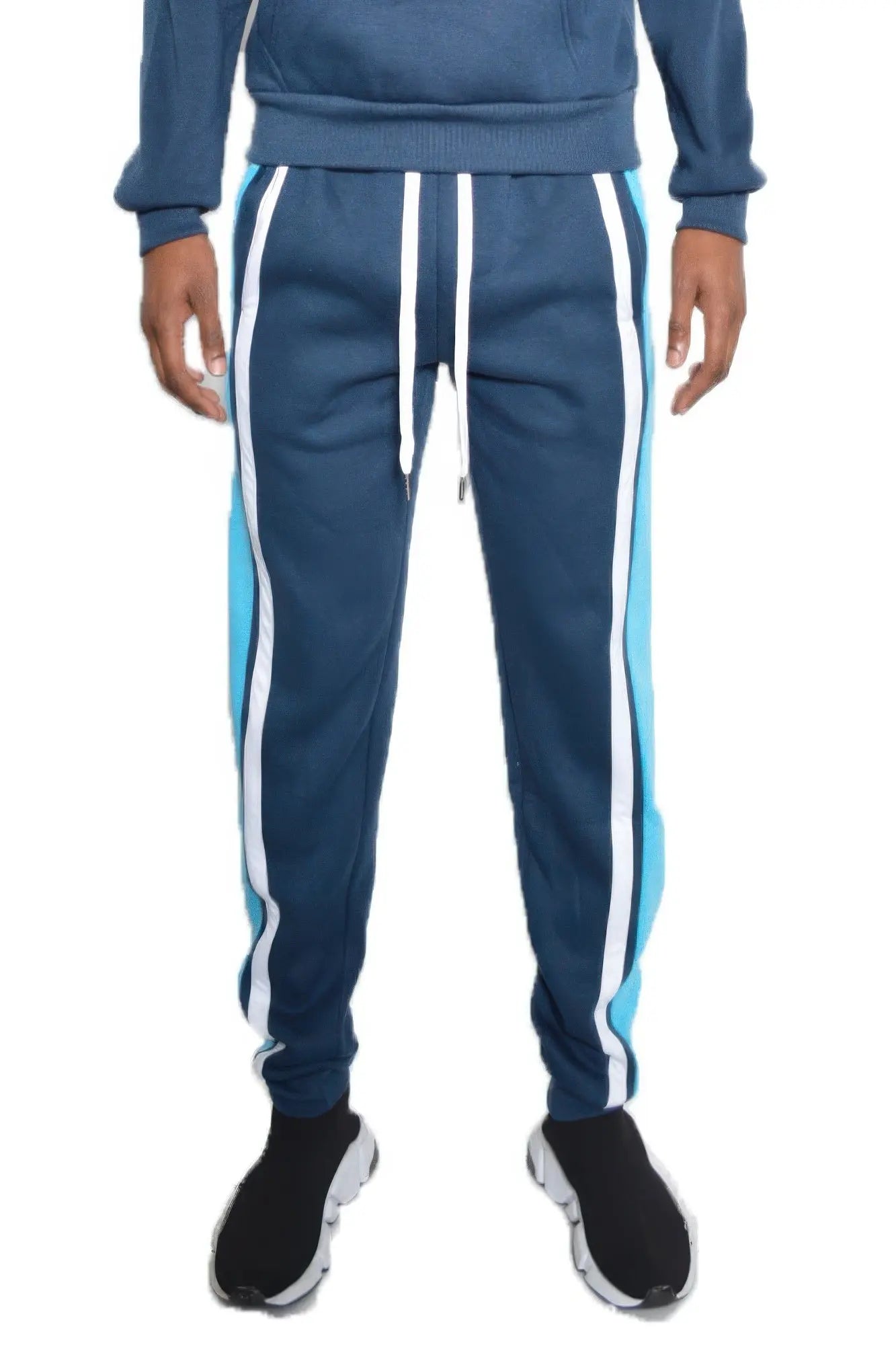 Solid With Three Stripe Sweat Pants - Mr Lou’s Place