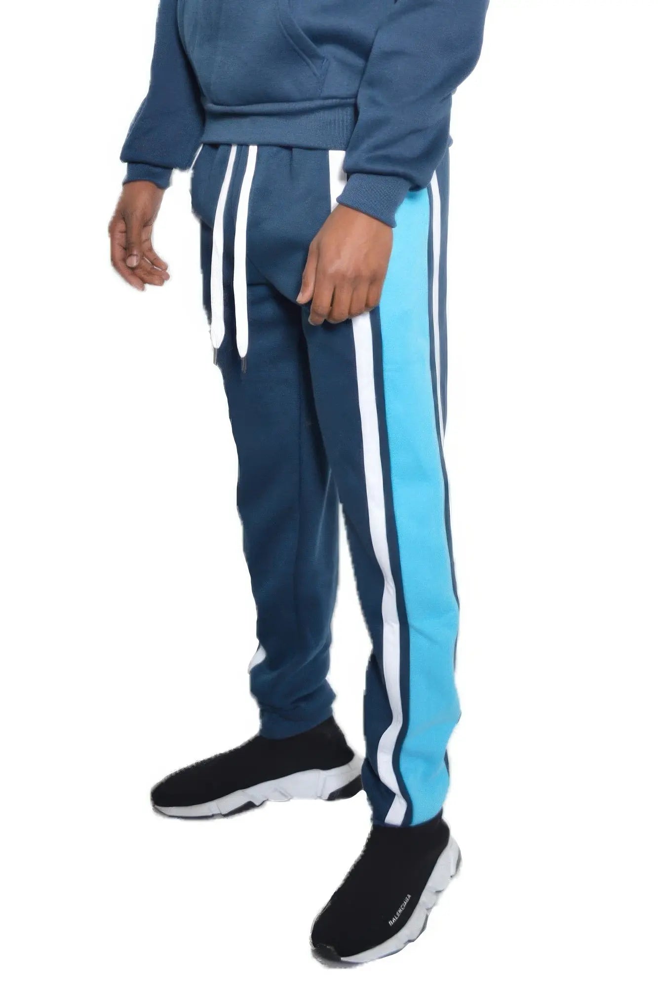 Solid With Three Stripe Sweat Pants - Mr Lou’s Place
