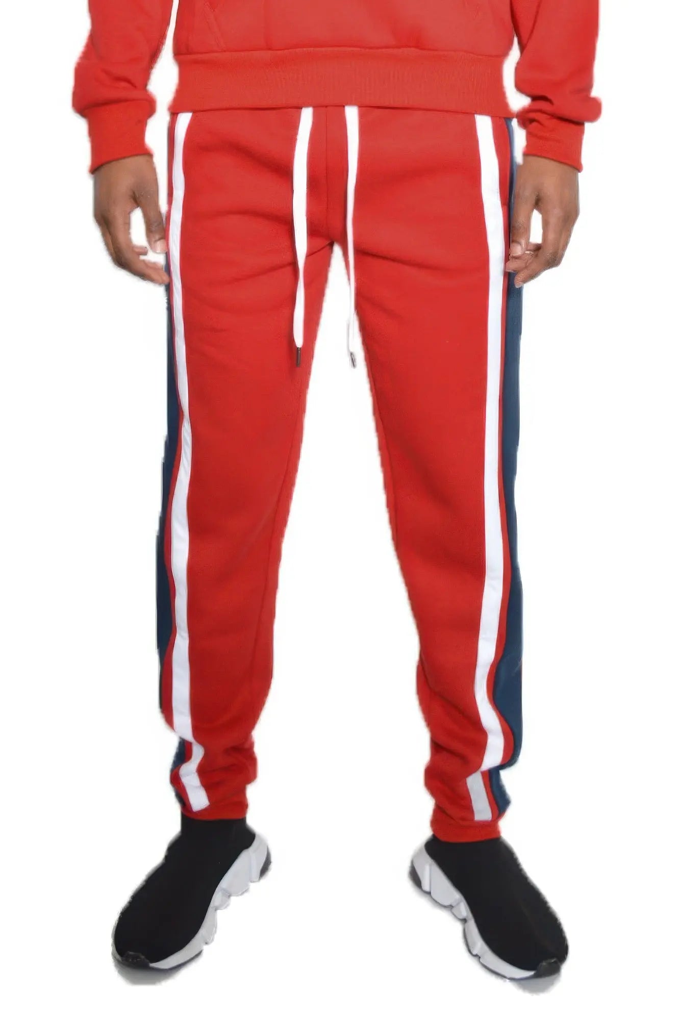 Solid With Three Stripe Sweat Pants - Mr Lou’s Place