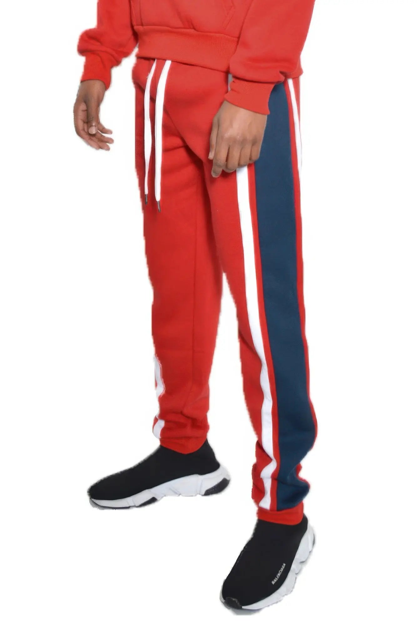 Solid With Three Stripe Sweat Pants - Mr Lou’s Place