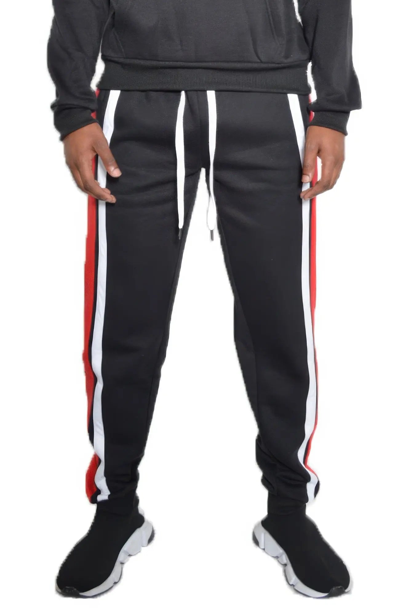 Solid With Three Stripe Sweat Pants - Mr Lou’s Place