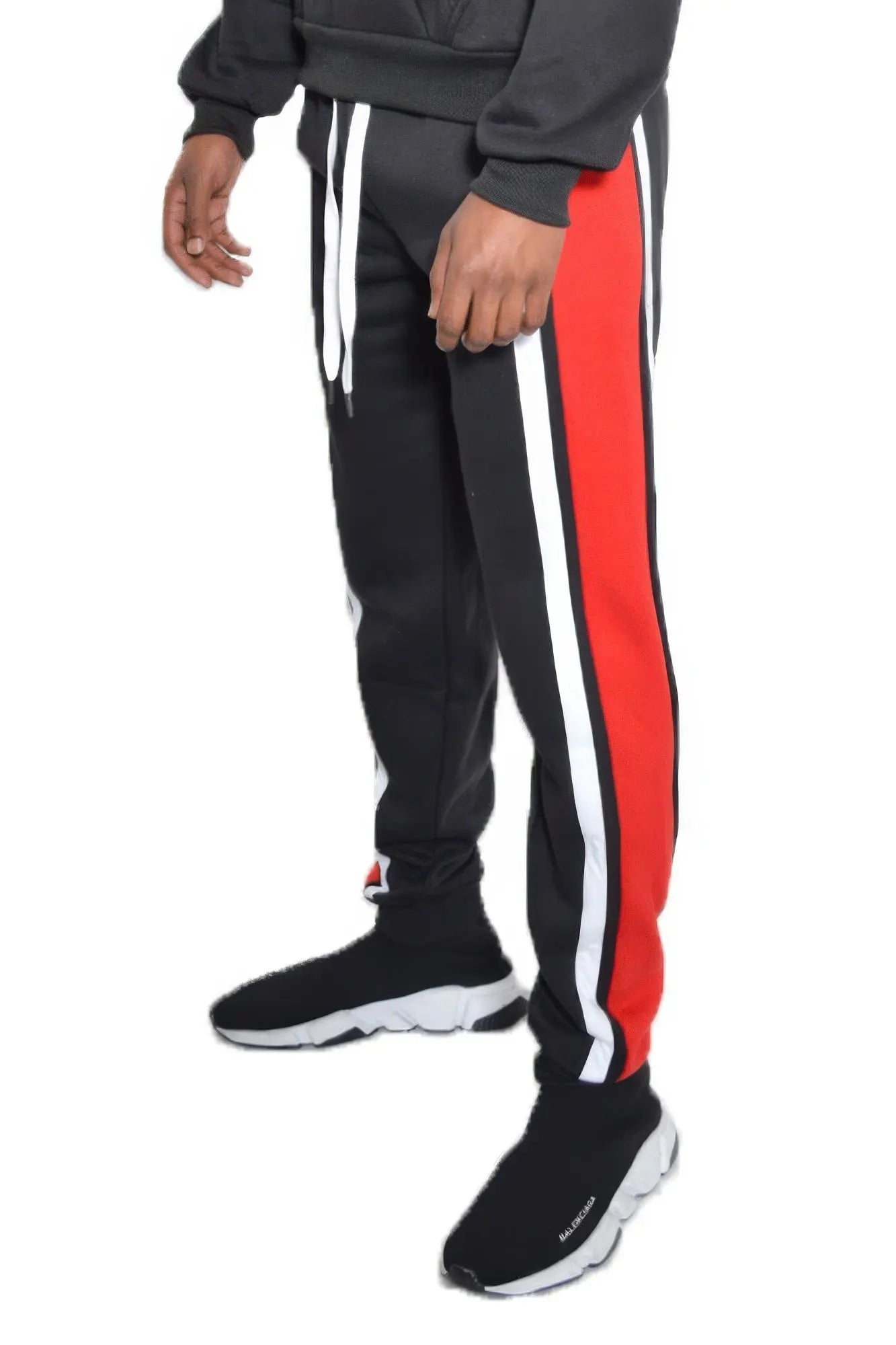 Solid With Three Stripe Sweat Pants - Mr Lou’s Place