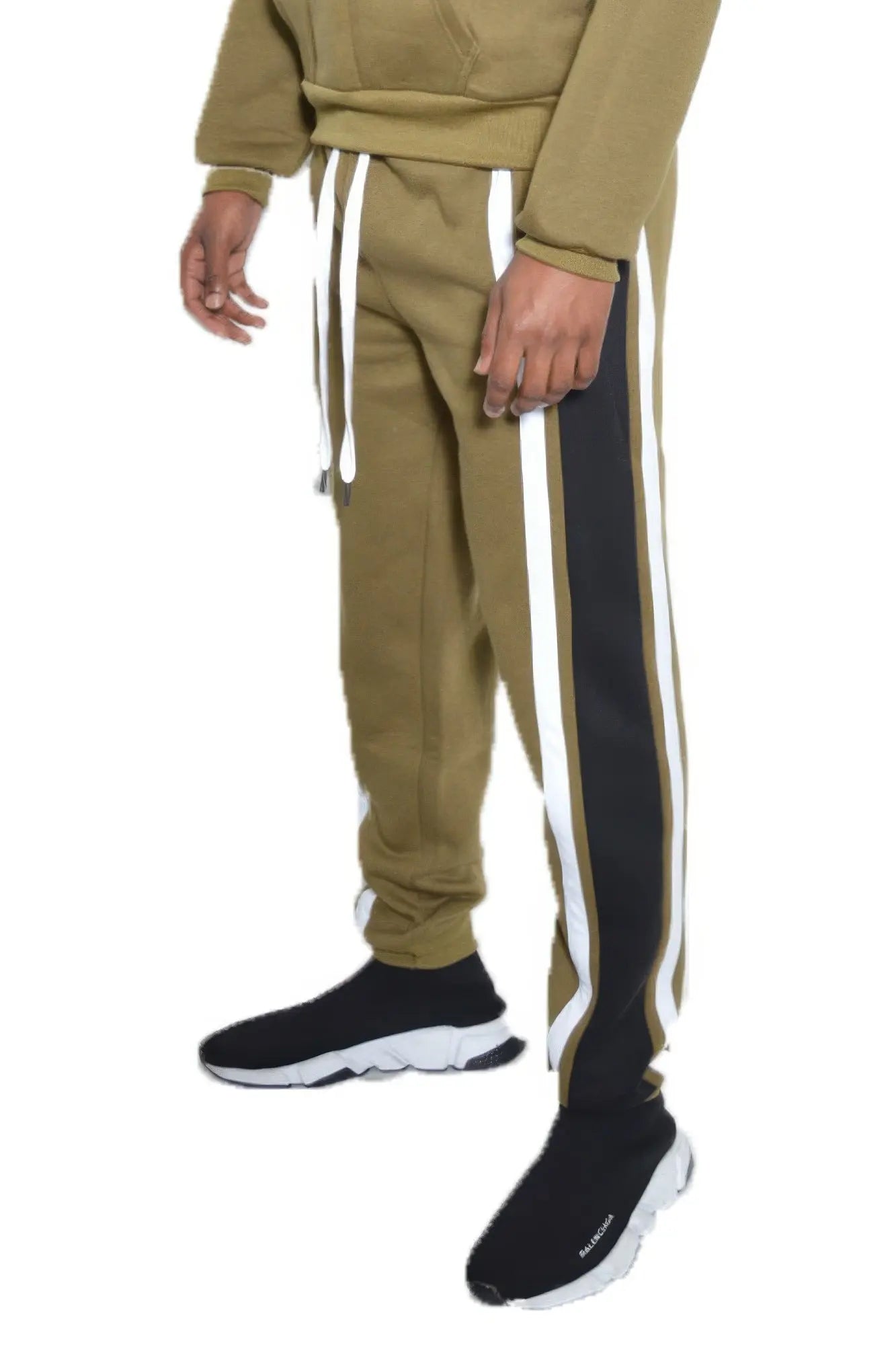 Solid With Three Stripe Sweat Pants - Mr Lou’s Place