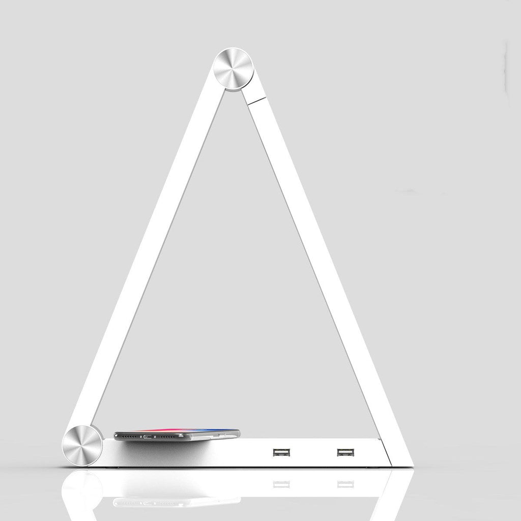 LED Wireless Charging Desk Lamp - Triangle Eye Care Design Mr Lou’s Place