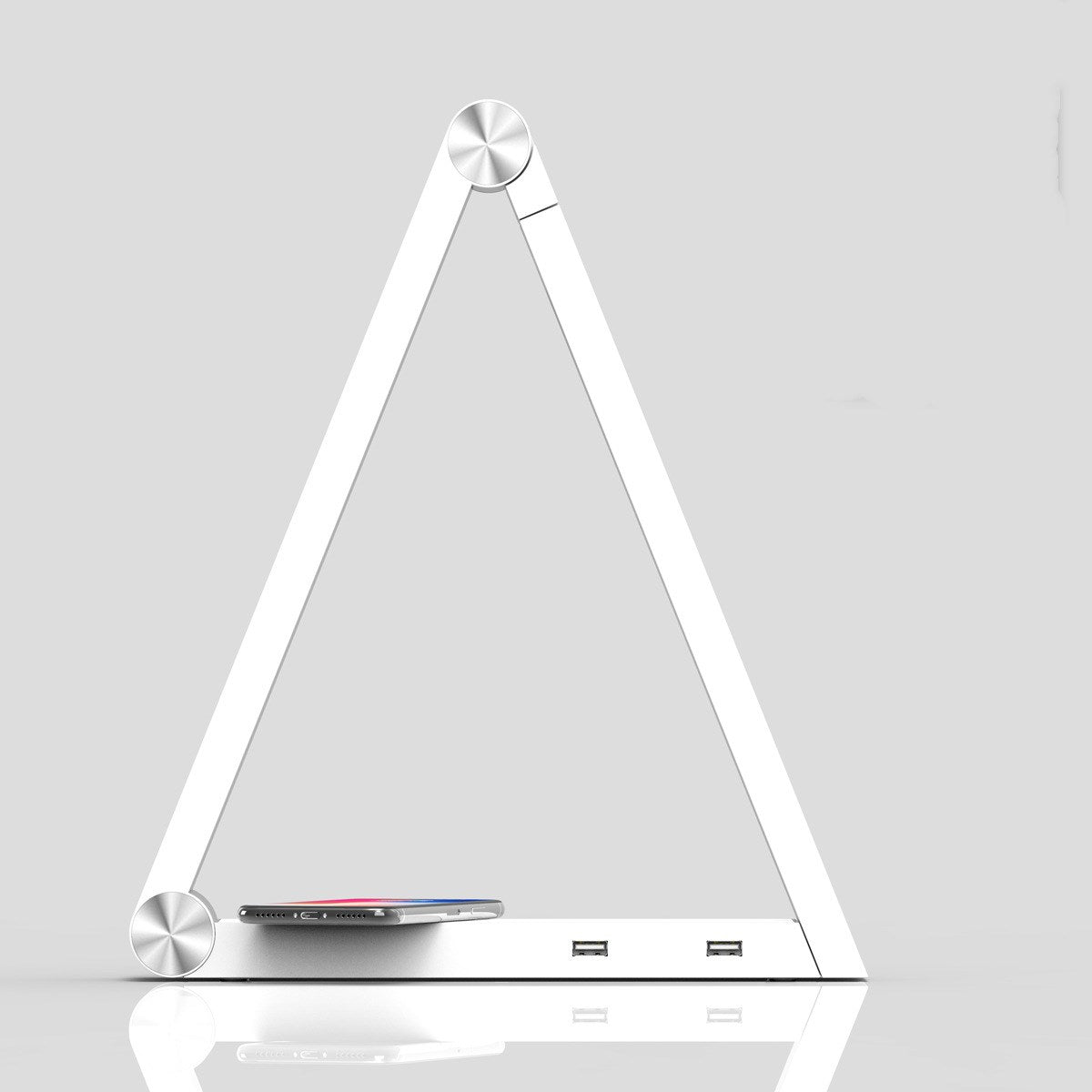 LED Wireless Charging Desk Lamp - Triangle Eye Care Design Mr Lou’s Place
