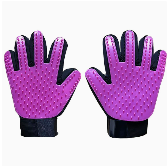 Fashionable Rubber Bath Brush for Pets - Silicone Grooming Glove Mr Lou’s Place