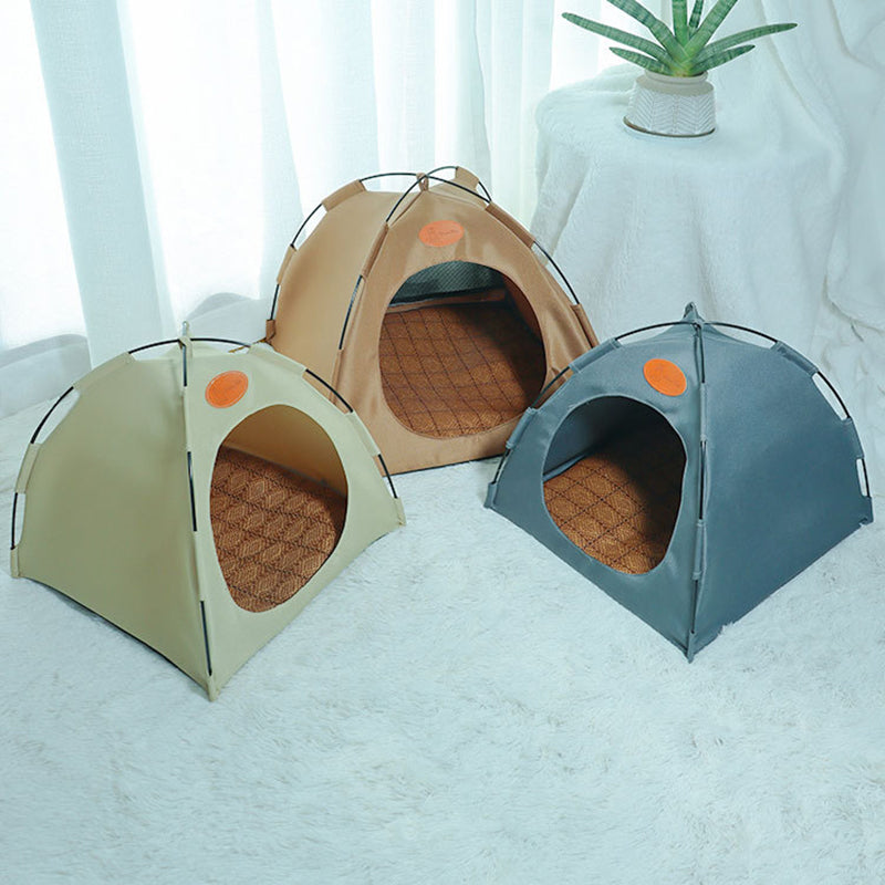 Indoor Cat Tent with Cushion for Cozy Camping Bed Mr Lou’s Place