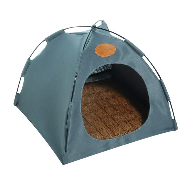 Indoor Cat Tent with Cushion for Cozy Camping Bed Mr Lou’s Place