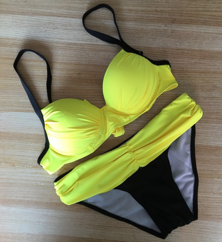 Candy Color Bikini Swimsuit Set Mr Lou’s Place