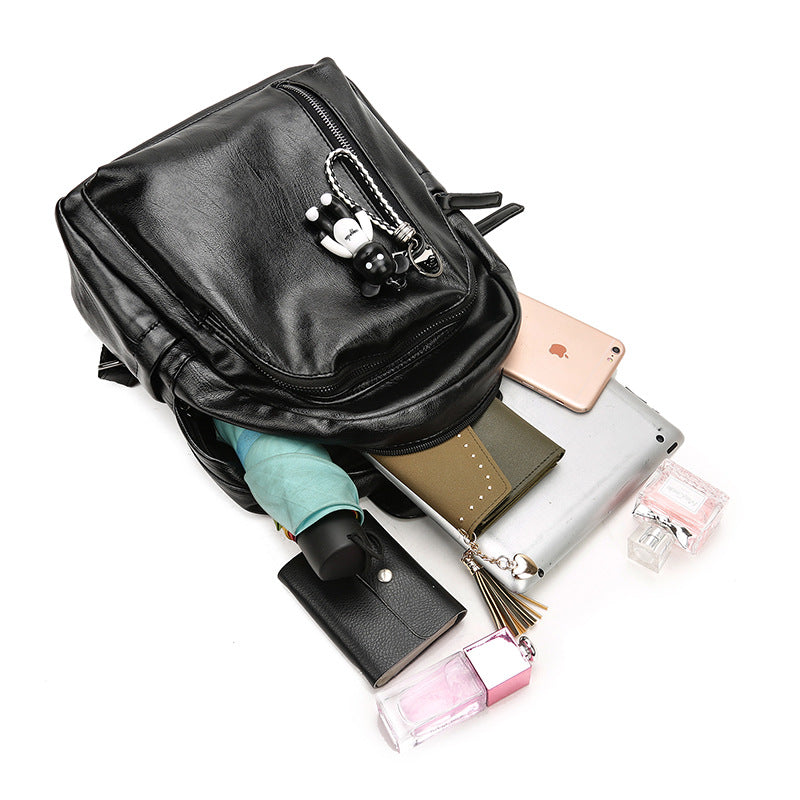 Fashionable PU Backpack for Women - Autumn/Winter Style Mr Lou’s Place