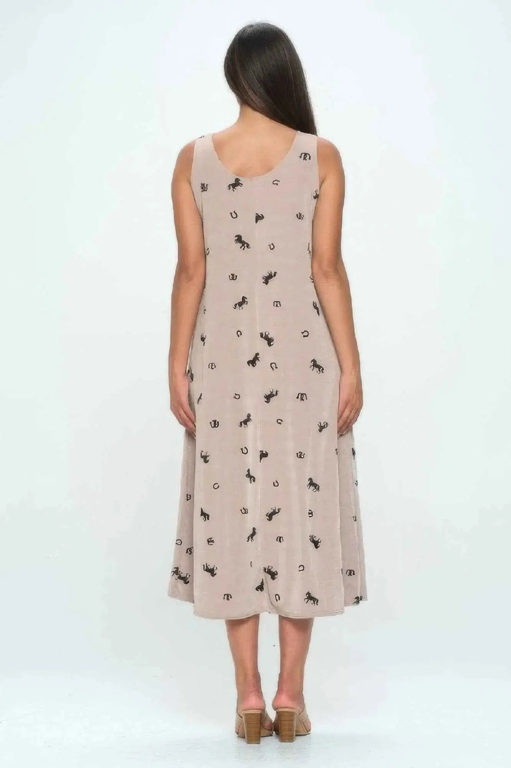 Abstract Print Tank Maxi Dress - Mr Lou’s Place