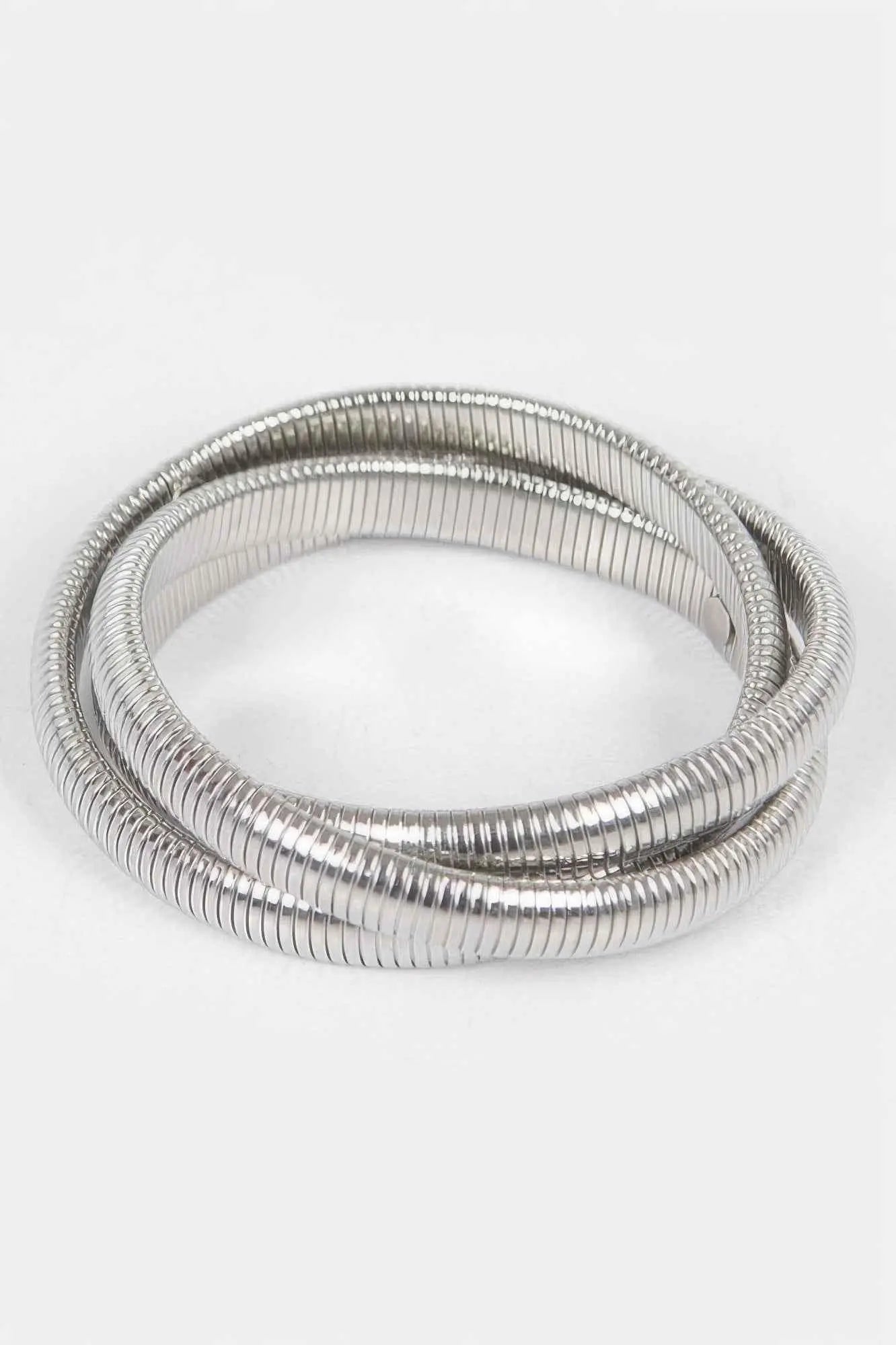 Aluminum Triple Stretch Chain Bracelet - Mr Lou’s Place