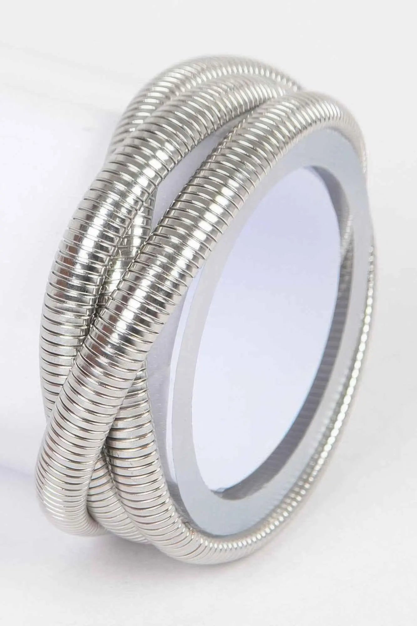 Aluminum Triple Stretch Chain Bracelet - Mr Lou’s Place