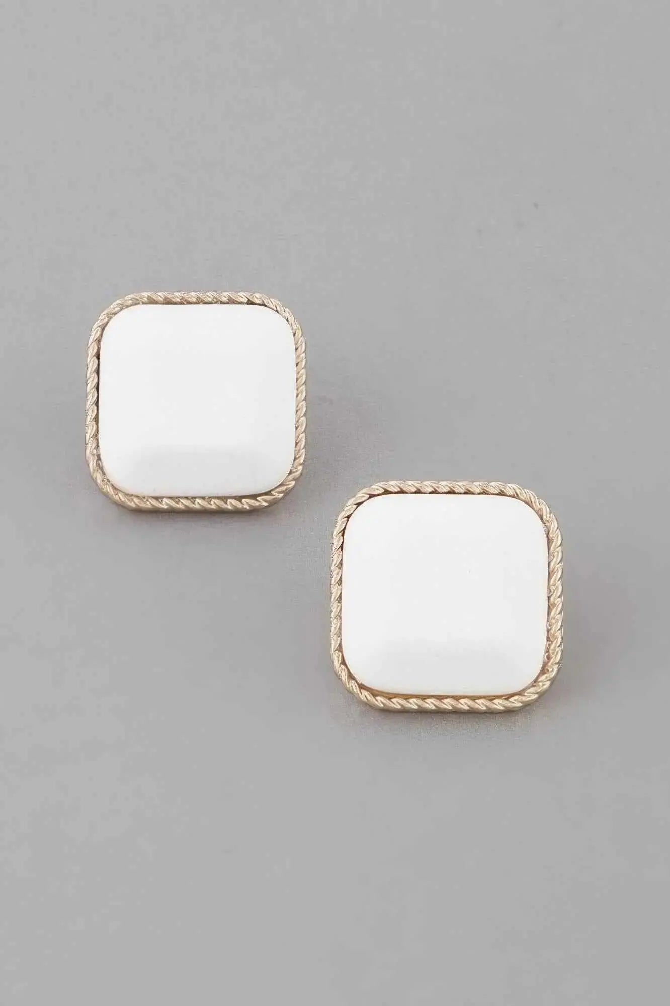 Antique Twisted Cubic Earrings - Mr Lou’s Place