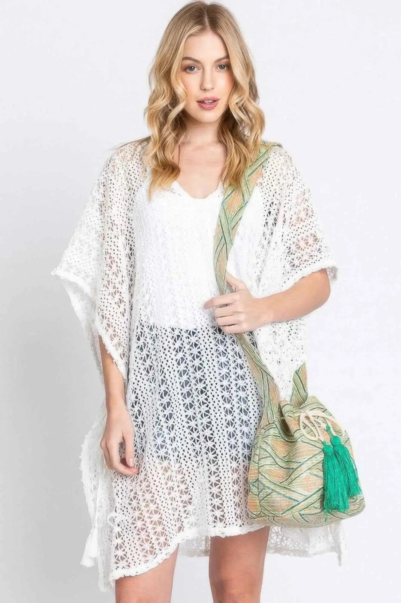 Aztec Bucket Bag With Aztec Strap - Mr Lou’s Place